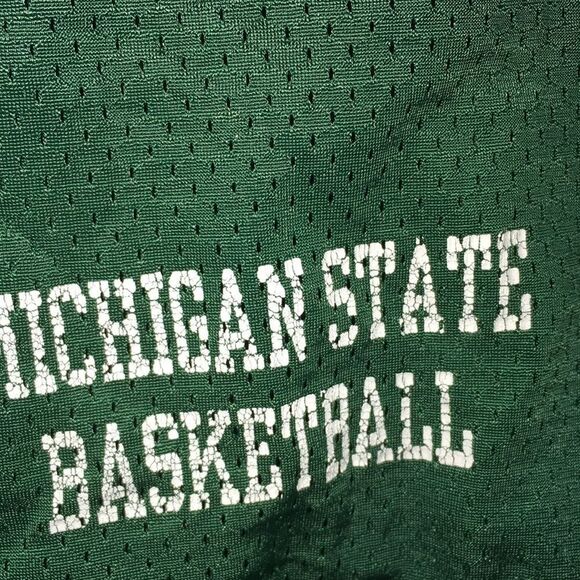 MSU Michigan State Spartans Basketball practice shorts Magic Ervin Johnson Era - Picture 2 of 3